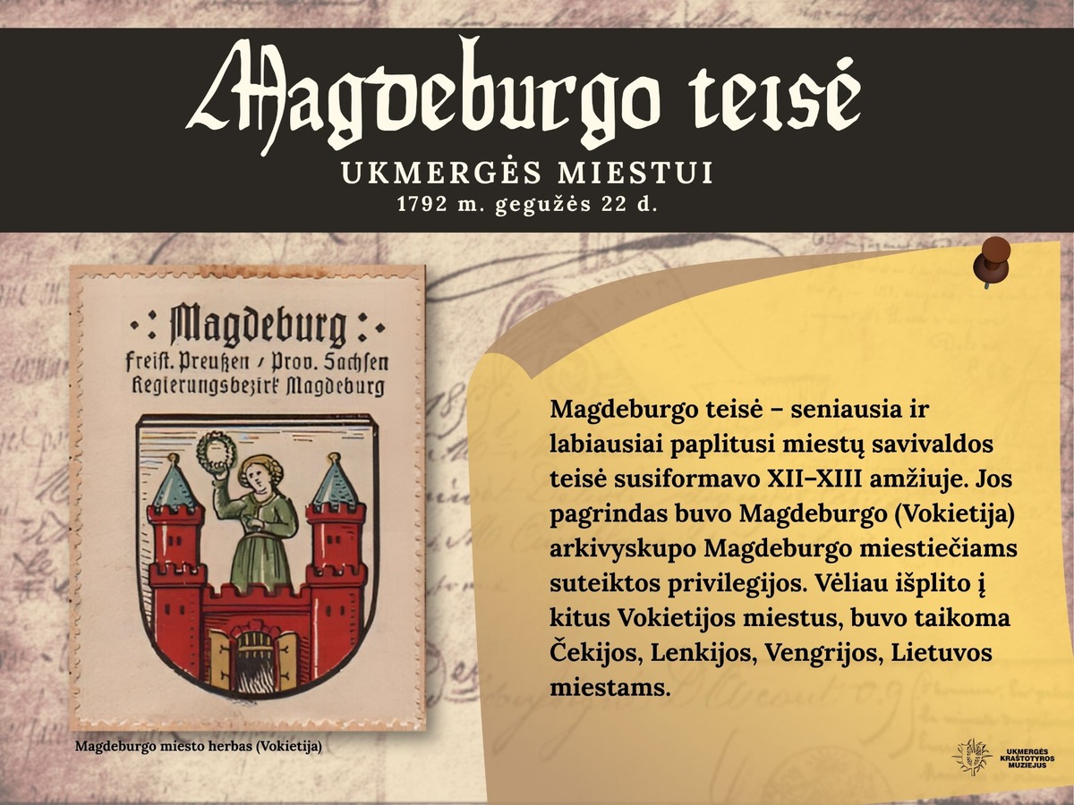 Ukmergės kraštotyros muziejaus nuotr.