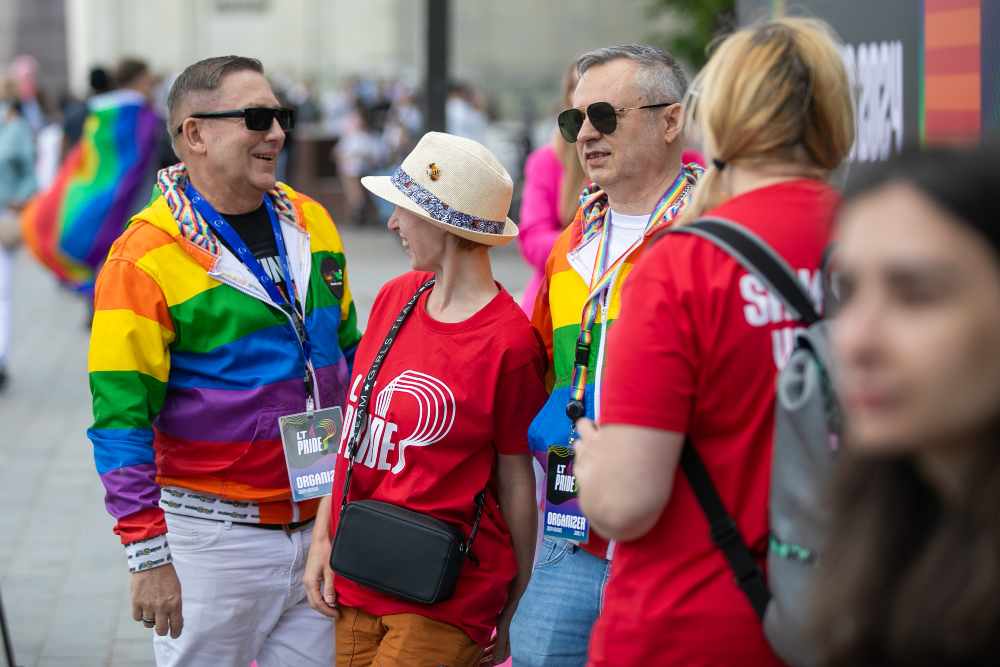 LGBT bendruomenės eitynės "LT Pride" 2024. ELTA / Orestas Gurevičius