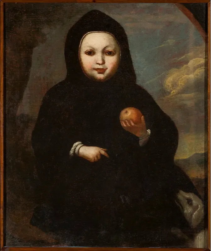 „Vaikas su abitu“, nežinomas dailininkas, apie 1700. Varšuvos nacionalinio muziejaus nuosavybė