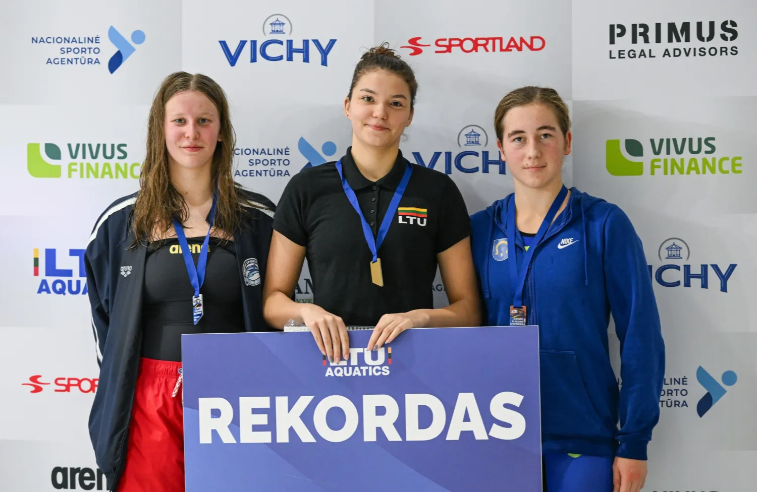 Ugnės Šiautkulytės rekordas (Dariaus Kibirkščio, LTU Aquatics nuotr.)