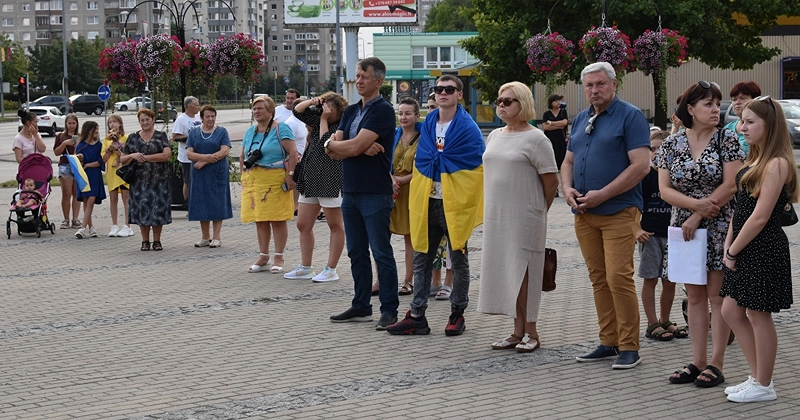 Mažeikių rajone nuvilnijo renginiai, skirti palaikyti nuo karinės agresijos kenčiančią šalį