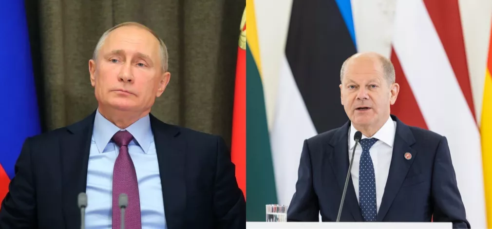 V. Putinas ir O. Scholzas pirmąkart nuo rugsėjo vidurio surengė telefonines derybas