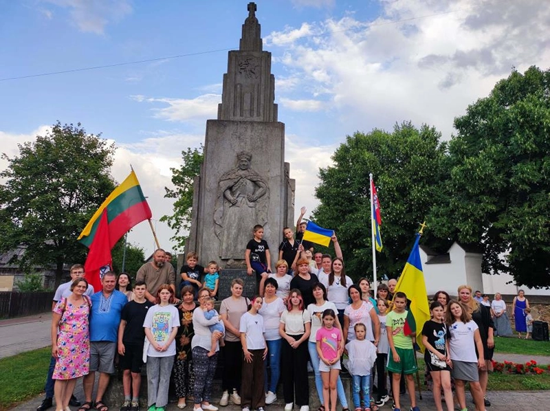 Mažeikių rajone nuvilnijo renginiai, skirti palaikyti nuo karinės agresijos kenčiančią šalį