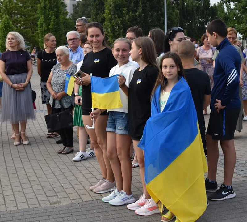 Mažeikių rajone nuvilnijo renginiai, skirti palaikyti nuo karinės agresijos kenčiančią šalį