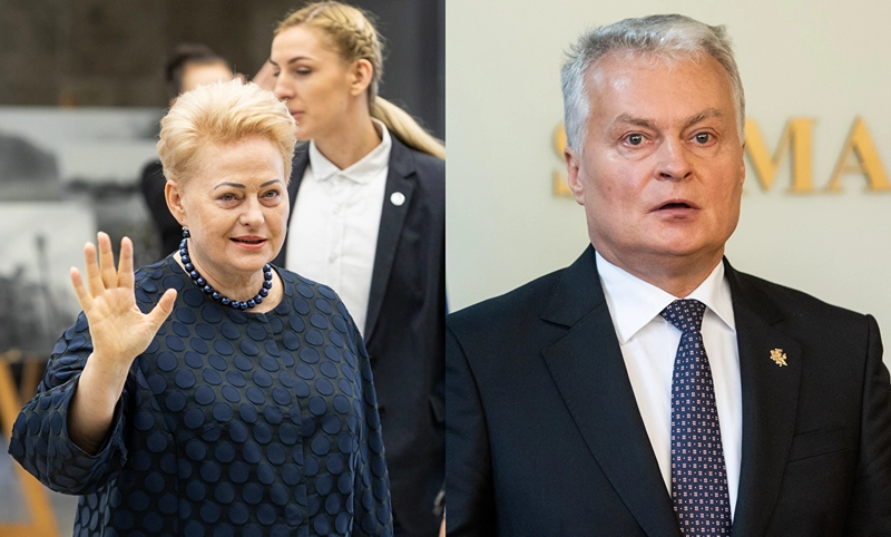 Apklausa: gyventojai prezidento rinkimuose balsuotų už D. Grybauskaitę, G. Nausėdą