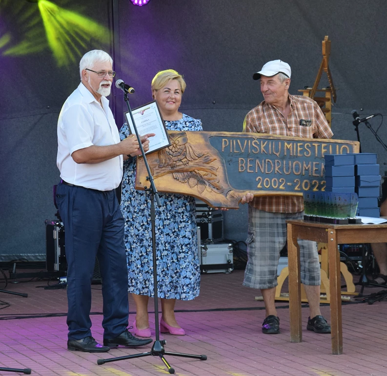 Šventės akimirkos. Vilkaviškio savivaldybės nuotr.