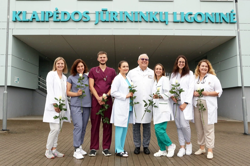 Klaipėdos jūrininkų ligoninė sulaukė būrio jaunų specialistų