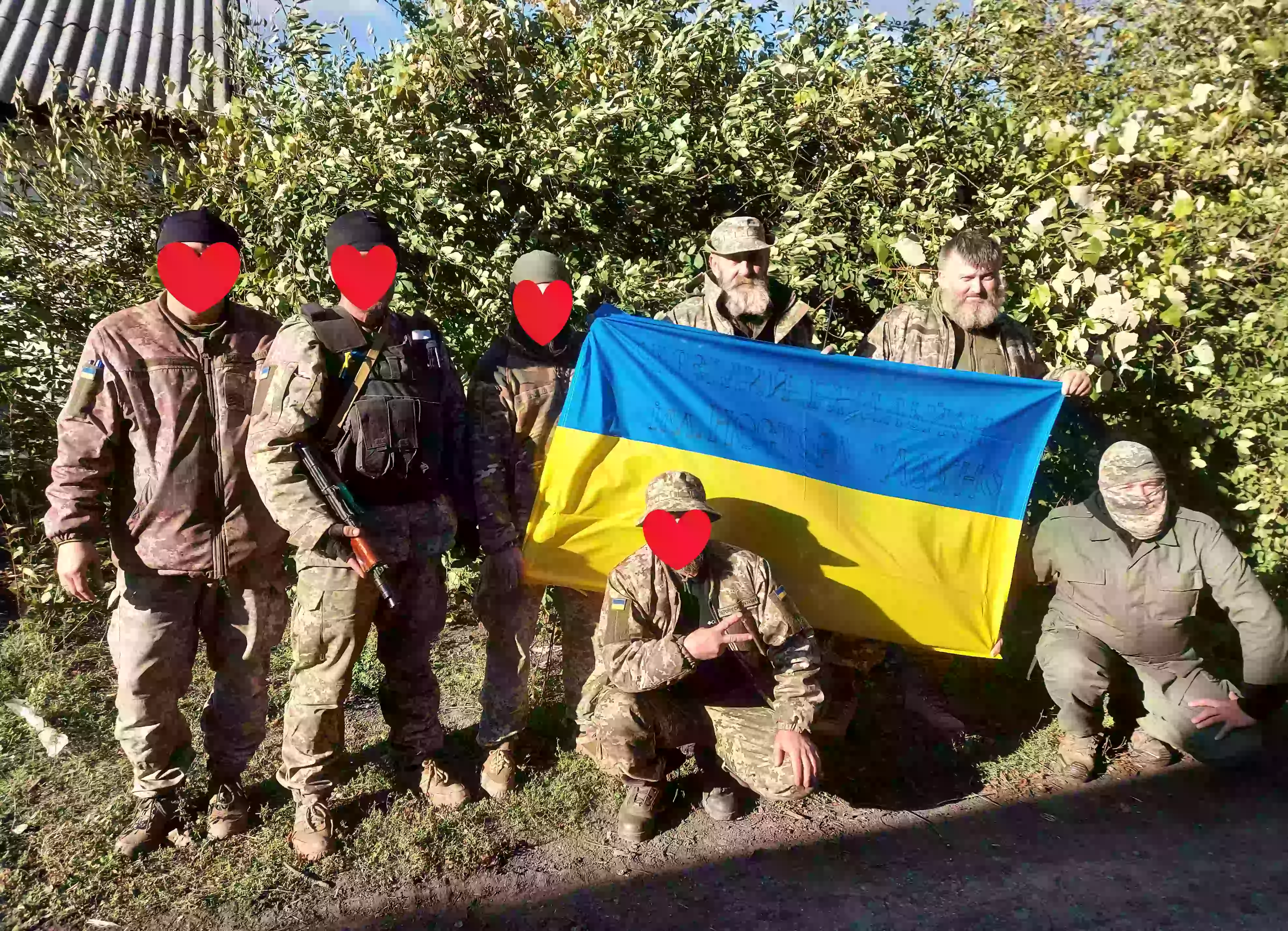 Zaporižė. Fronto linija. 116 divizija, Nestoro Maxno batalionas dėkingas už paramą.