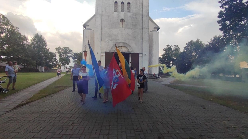 Mažeikių rajone nuvilnijo renginiai, skirti palaikyti nuo karinės agresijos kenčiančią šalį