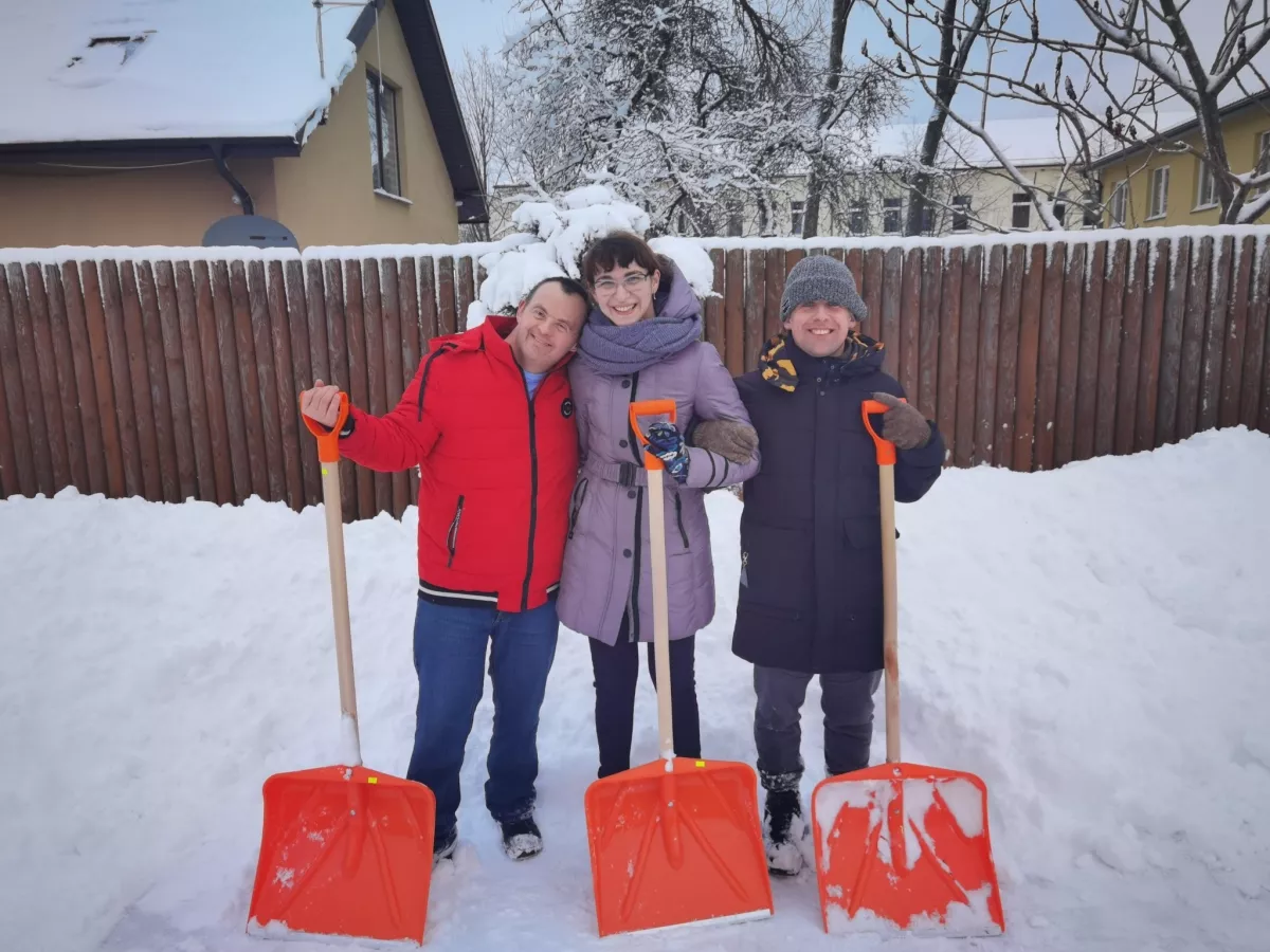 Lauko darbai. Vievio neįgaliųjų centro nuotr.