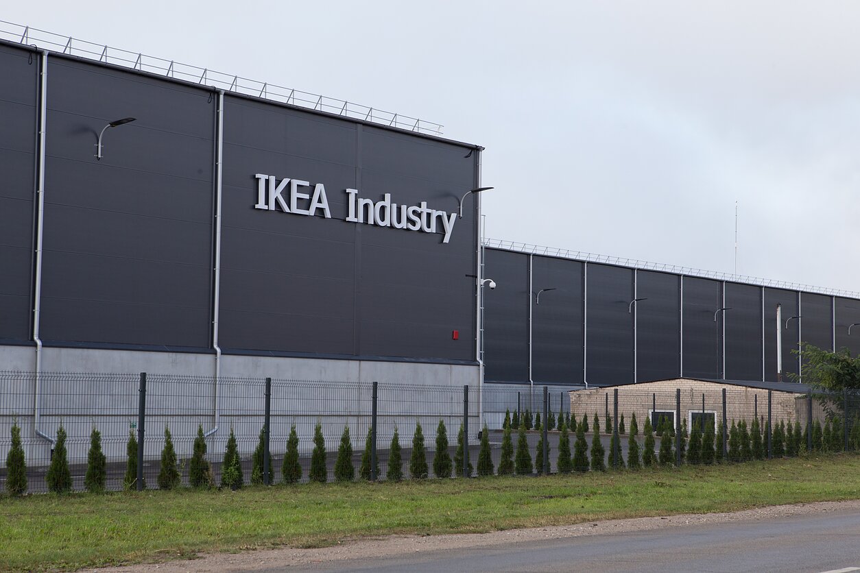 Gaisras IKEA gamykloje – tik pratybos