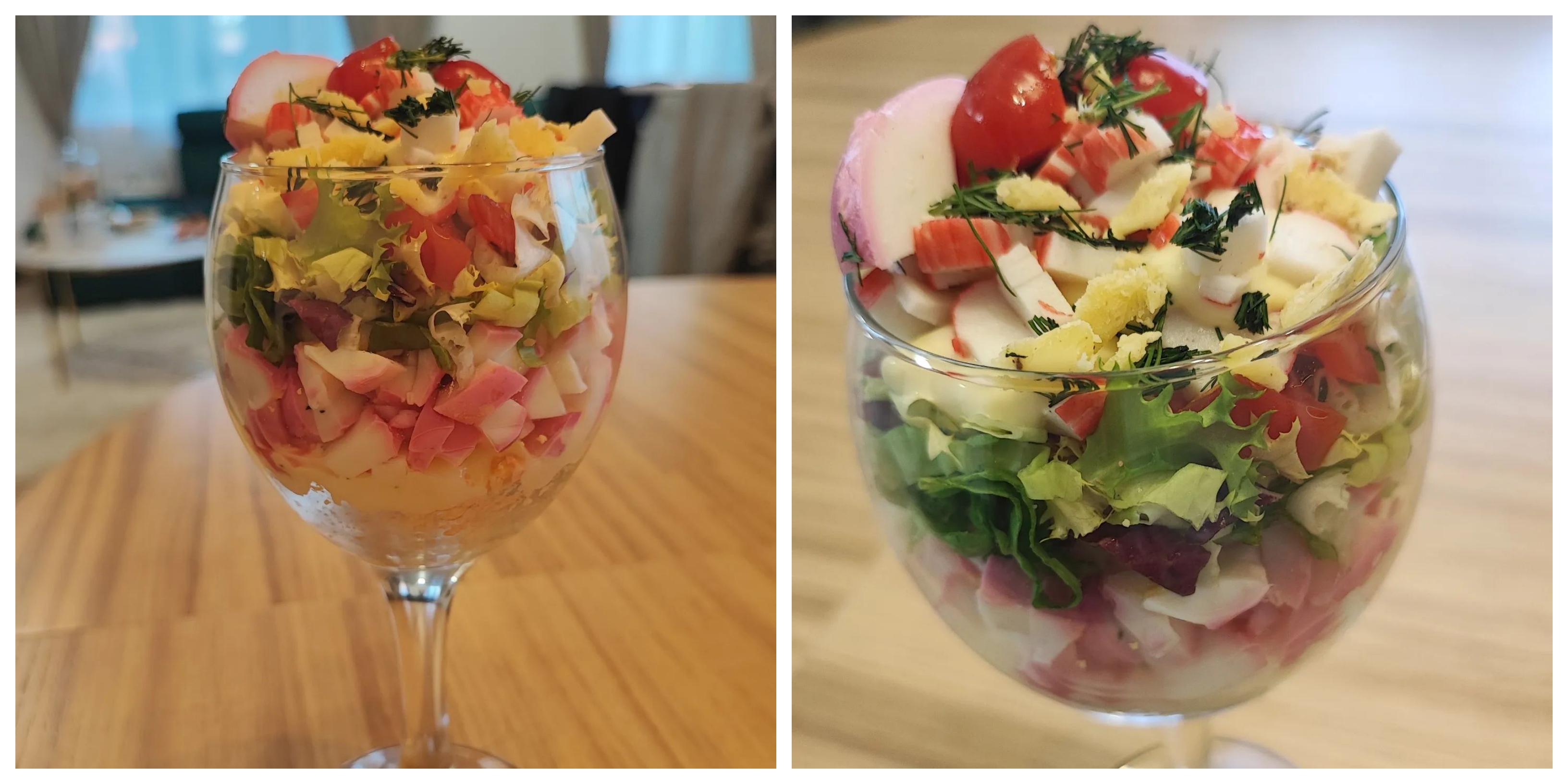 Velykinės salotos vienam: pagal kiekvieno skonį