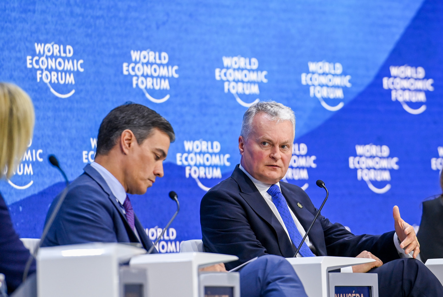 G. Nausėda Pasaulio ekonomikos forume: Lietuva yra geras stiprios politinės valios pavyzdys